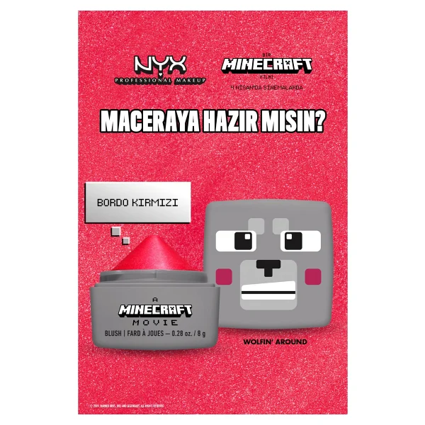 Nyx Professional Makeup Minecraft Cheeky Mob Balms Stick Allık - Görsel 5
