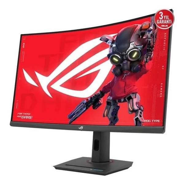 Asus Rog Strix Xg32wcms 31.5" 1 Ms 2k Curved 280 Hz Oyuncu Monitörü - Görsel 3