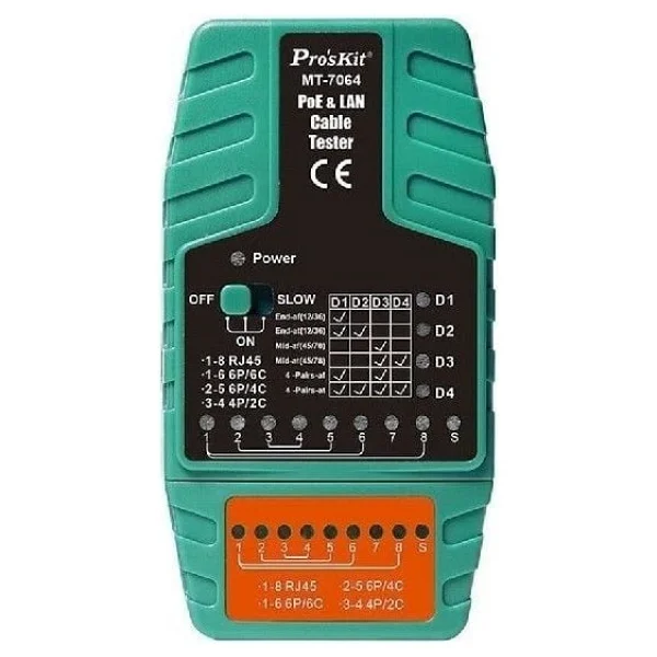 Proskit Mt-7064 Ağ Kablo Test Cihazı - Görsel 5