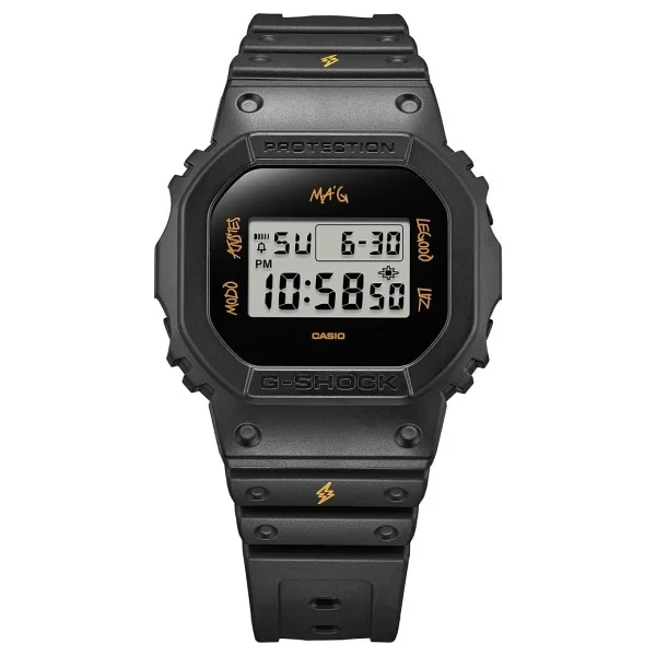 Casio G-Shock Dwe-5600jb-1a9 Sarı-Siyah Erkek Kol Saati - Görsel 5