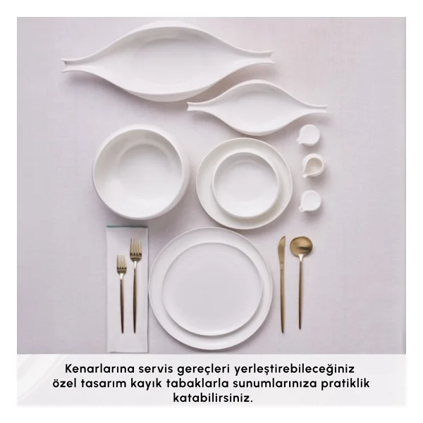 Karaca Earth Collection Clay 55 Parça 12 Kişilik Yemek Takımı - Görsel 6