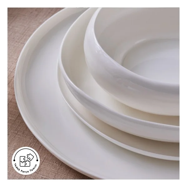 Karaca Earth Collection Clay 55 Parça 12 Kişilik Yemek Takımı - Görsel 9