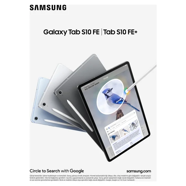 Samsung Galaxy Tab S10 Fe Plus Sm-X620 Mavi 128 GB 13.1" Tablet - Görsel 3
