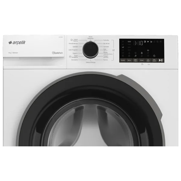 Arçelik 9120 Dmx 9 Kg 1200 Devir Çamaşır Makinesi - Görsel 5