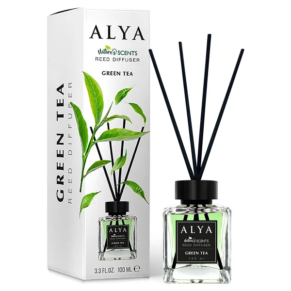 Alya Alya Nature's Scents Green Tea Bambu Çubuklu Oda Kokusu - Yeşilçay Kokusu - Görsel 2