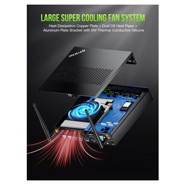Gmktec K10 İ9-13900hk 32 GB 1 TB SSD Iris Xe Graphics Mini PC - Görsel 5