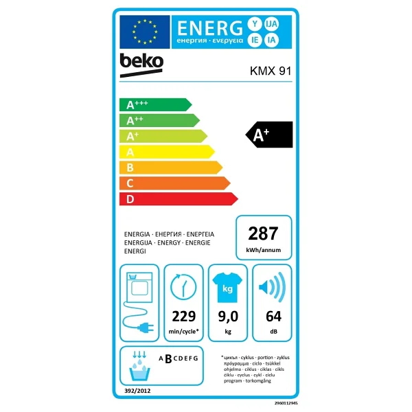 Beko Kmx 91 9 Kg Çamaşır Kurutma Makinesi - Görsel 3