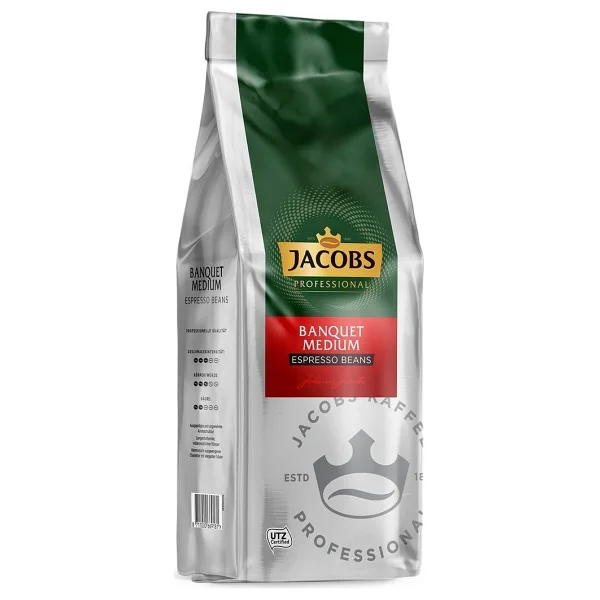 Jacobs Banquet Medium Çekirdek Kahve 1kg (Espresso Beans) (9 Lu Set) - Görsel 2
