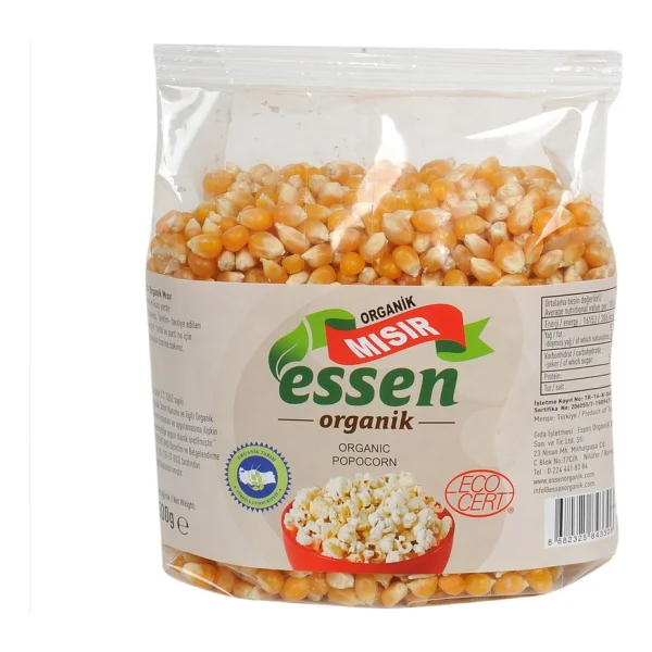 Essen Organik Cin Mısır Patlatmalık 500 Gr - Görsel 4
