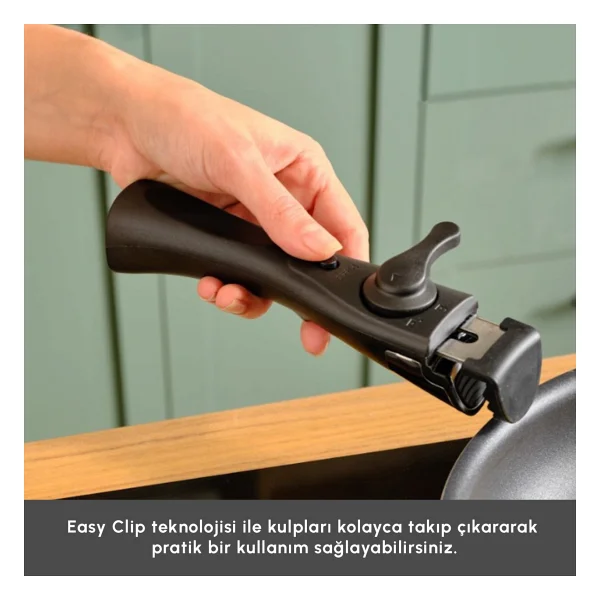 Karaca Biodiamond Easy Clip 12 Parça İndüksiyon Tabanlı Tencere Seti - Görsel 3