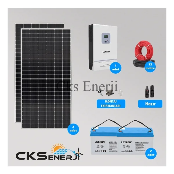Cks Enerjı 3kw Hazır Solar Paket Kolay Kurulum(Minimum Paket) - Görsel 4