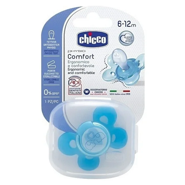 Chicco Physio Comfort Silikon 6-12 Ay Emzik - Görsel 3