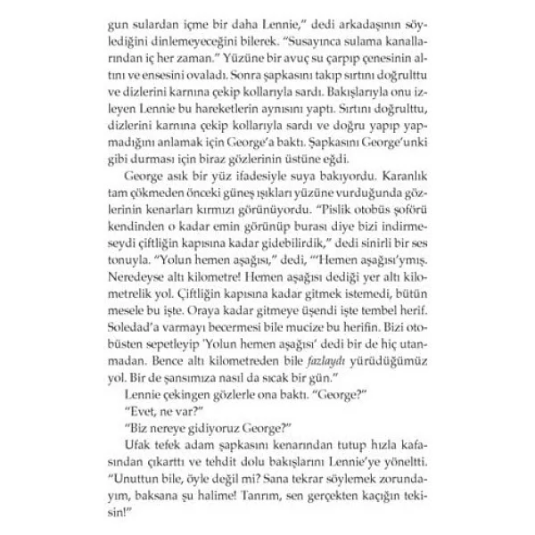 Fareler Ve İnsanlar - John Steinbeck - Görsel 5