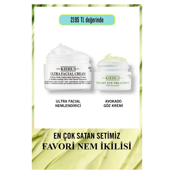 Kiehl's Ultra Facial 28 Ml & Avokado Göz Kremi 7 Ml Favori Nem İkilisi Cilt Bakım Seti - Görsel 9