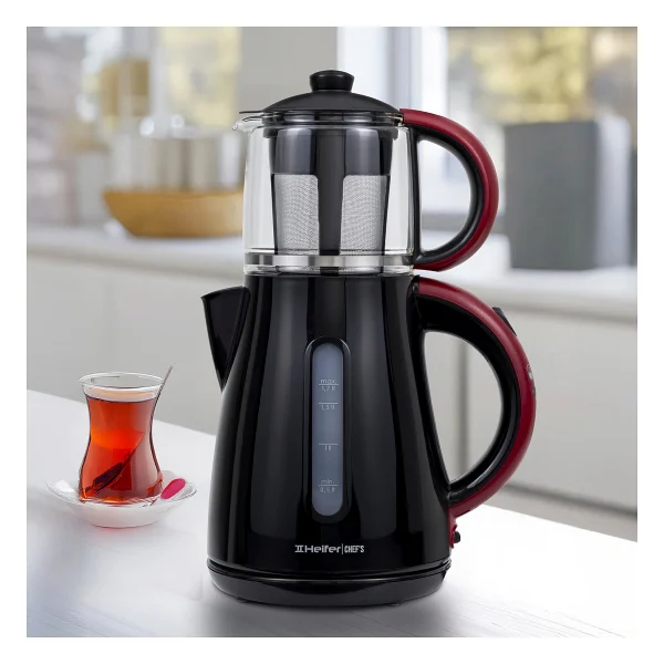 Heifer 1500 W Cam Demlikli Çay Makinesi - Görsel 9