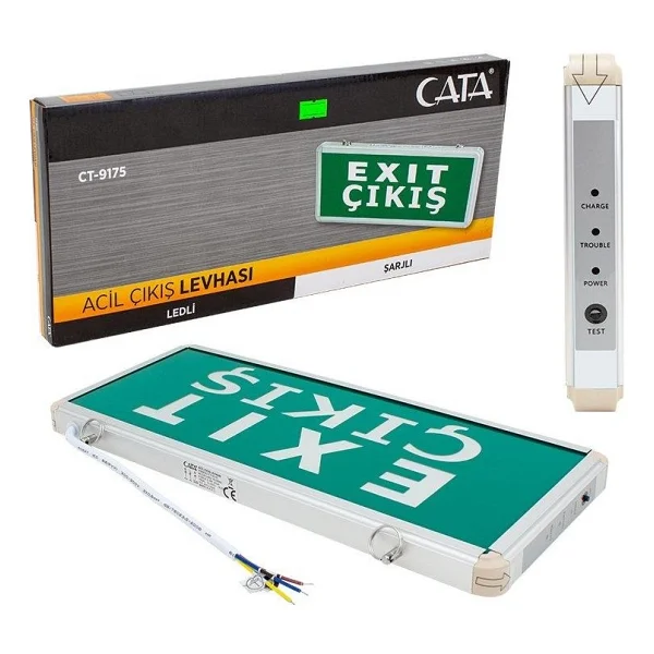 Cata Ct-9175 Akülü Ledli Çıkış Armatürü - Görsel 3