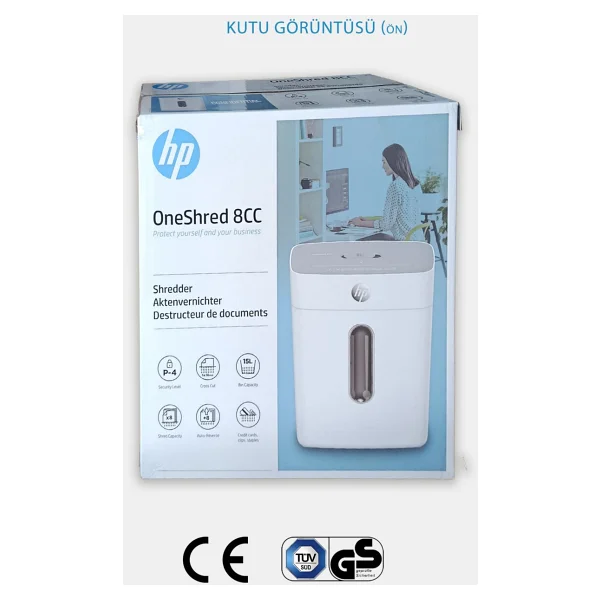 Hp Oneshred 8cc 15 Lt Evrak İmha Makinesi - Görsel 10