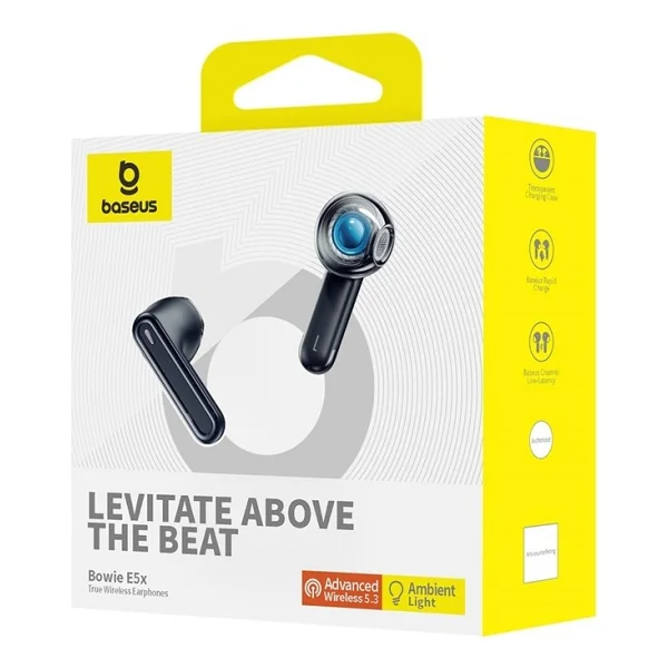 Baseus Bowie E5x TWS Siyah Kulak İçi Bluetooth Kulaklık - Görsel 6