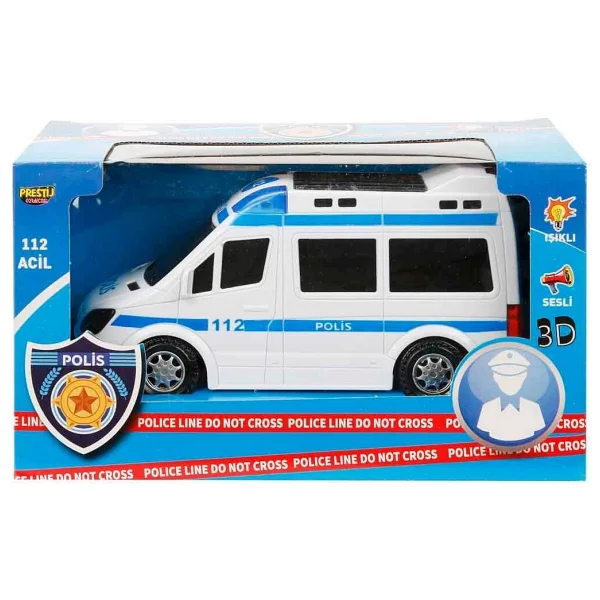 Prestij Oyuncak 112 Kutulu Pilli Işıklı Ambulans - Görsel 4