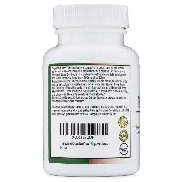 Double Wood Theacrine 100 Mg 60 Kapsül - Görsel 3