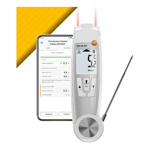 Testo 104-Ir BT Akıllı Problu Gıda Termometresi - Görsel 7