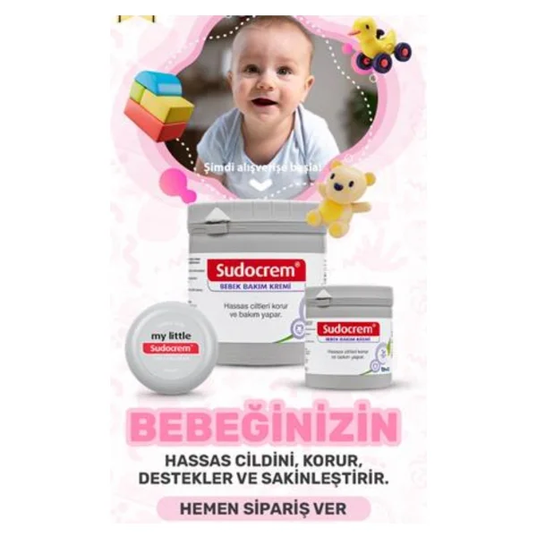 Sudocrem 400+125 Gr Bebek Bakım Kremi - Görsel 3