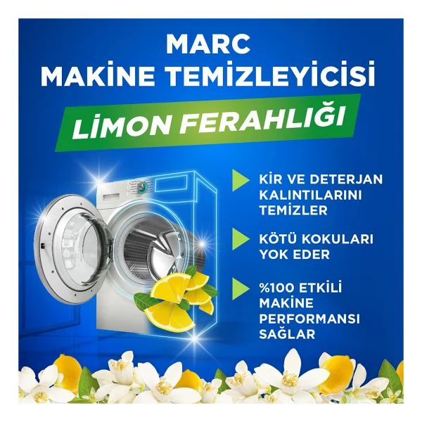 Marc Limon Çamaşır Makinesi Temizleyici 500 Ml - Görsel 4