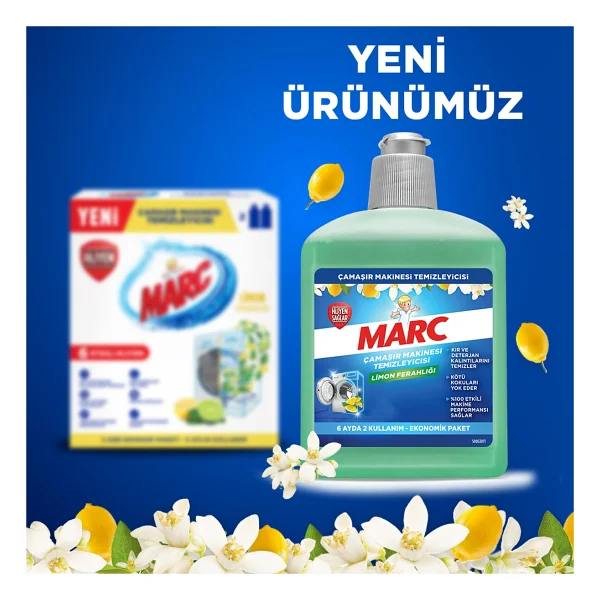 Marc Limon Çamaşır Makinesi Temizleyici 500 Ml - Görsel 5