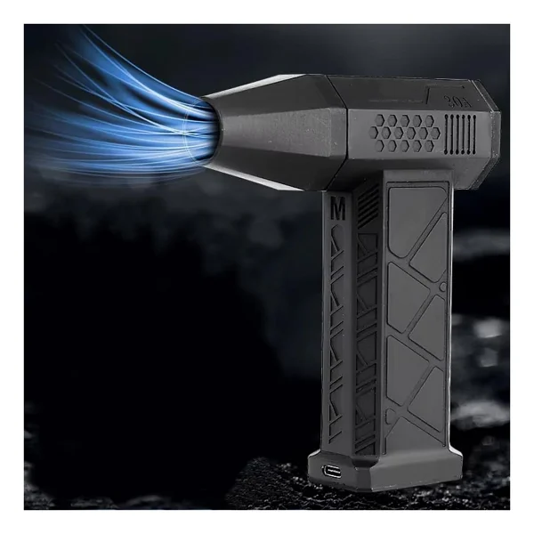 130000 Rpm Mini Turbo Jet Hava Üfleyici Süpürge 2in1 Araba, Klavye Temizle, Mangal Veya Serinleme Taşınabilir Mini Fan El Tipi 4 Modlu Fan Seviyesi Şarj Edilebilir 4000mah Fzm-01 - Görsel 10