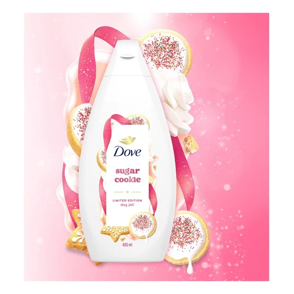 Dove Sugar Cookie Limited Edition 450 Ml Duş Jeli - Görsel 3