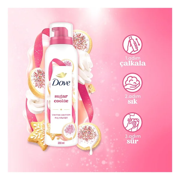Dove Sugar Cookie Limited Edition 200 Ml Duş Köpüğü - Görsel 4