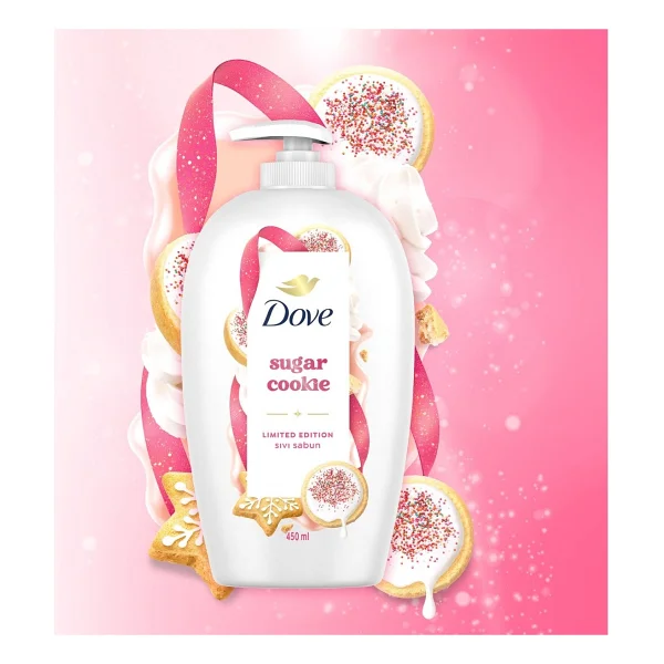 Dove Sugar Cookie Sıvı Sabun 450 Ml - Görsel 3
