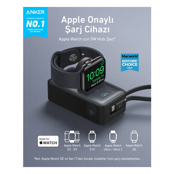 Anker Maggo A1657 10000 mAh Hızlı Şarj Powerbank - Görsel 3