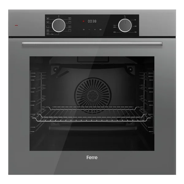 Ferre Fryart Sc Serisi Wok'lu Gri 3'lü Ankastre Set ( Xe63cpr-Sc408-D065 ) - Görsel 2