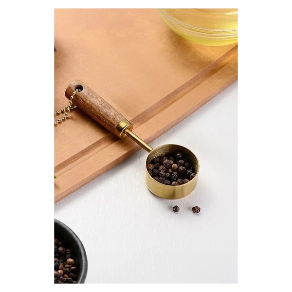 1 Tbsp 15ml Gold Çelik Kahve Ölçü Kaşığı Mt147sr - Altın - Görsel 3