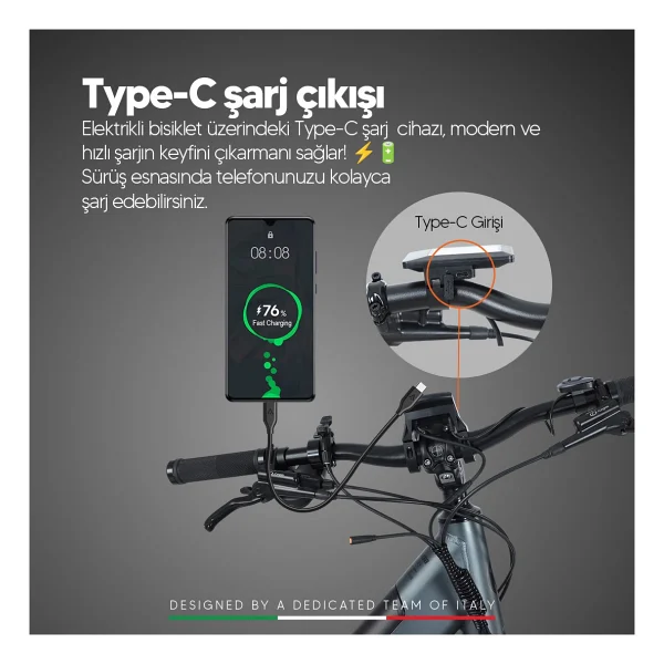 Strada E-Vivo 250 W Elektrikli Bisiklet - Görsel 3