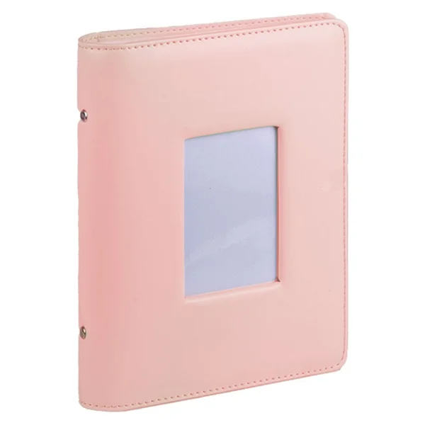 Nobbystar Instax 193 Fotoğraf Kapasiteli Pembe Polakart Pencereli Fotoğraf Albümü - 6x9cm - Görsel 5
