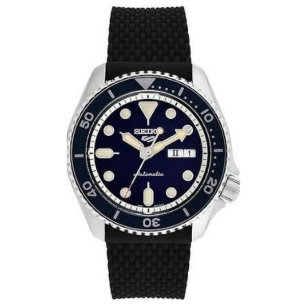 Seiko 5 Sports Skx Srpd71k2 Kumaş Kordon Mavi Erkek Kol Saati - Görsel 2