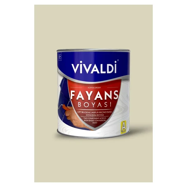 Vivaldi Fayans Boyası - Astar Ve Vernik Gerektirmeyen Boya - Sınırsız Renk 1 Kg - 1 Lt - Meteor - Görsel 9