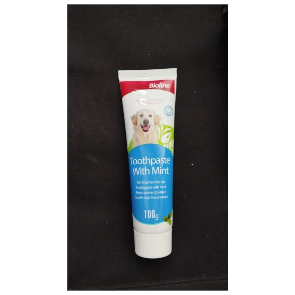 Bioline Nane Aromalı 100 Gr Köpek Diş Macunu - Görsel 2