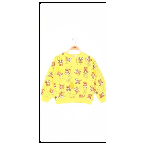 Toontoy Kız Çocuk Harf Baskılı Sweatshirt - 8 Yaş - Mint Yeşili - Görsel 3