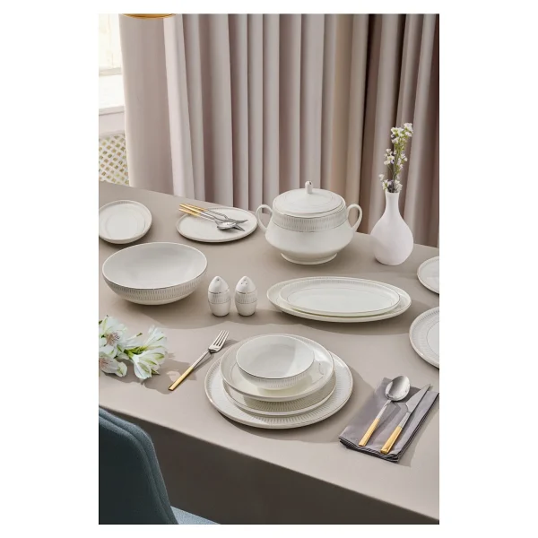 Aryıldız Serenity Ar259764 60 Parça 12 Kişilik Yemek Takımı - Görsel 5