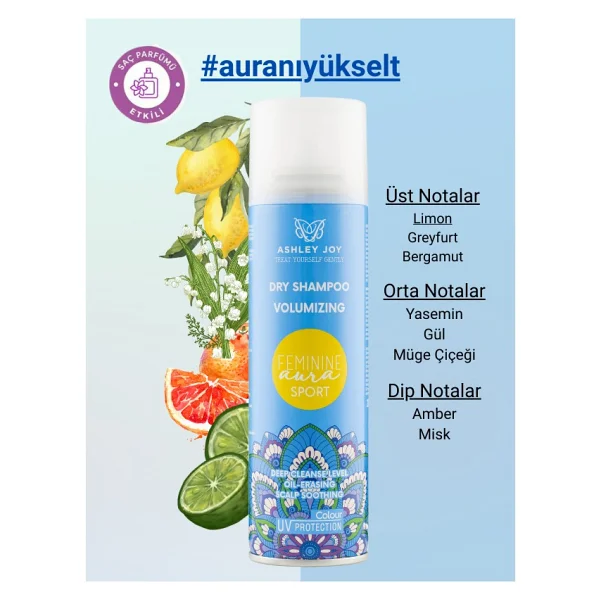 Ashley Joy Feminine Aura Sport 200 Ml Kuru Şampuan - Görsel 4