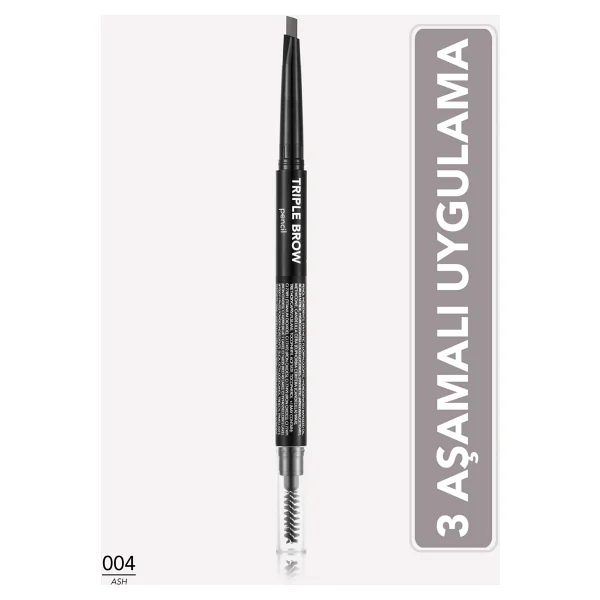 Flormar Triple Brow 3'ü 1 Arada Kremsi Dokulu 003 Coffee Kaş Kalemi - Görsel 9