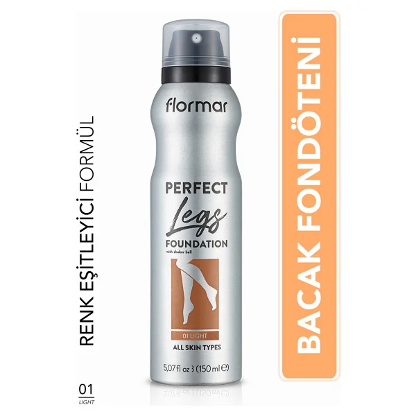 Flormar Perfect Legs 001 Light 150 Ml Bacak Fondöteni - Görsel 7
