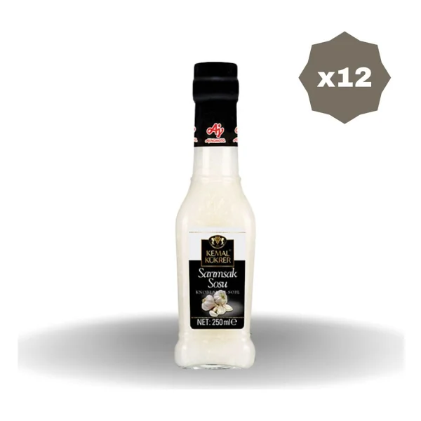 Kemal Kükrer Sarımsak Sosu 250 Ml - (12 Adet) - Görsel 2