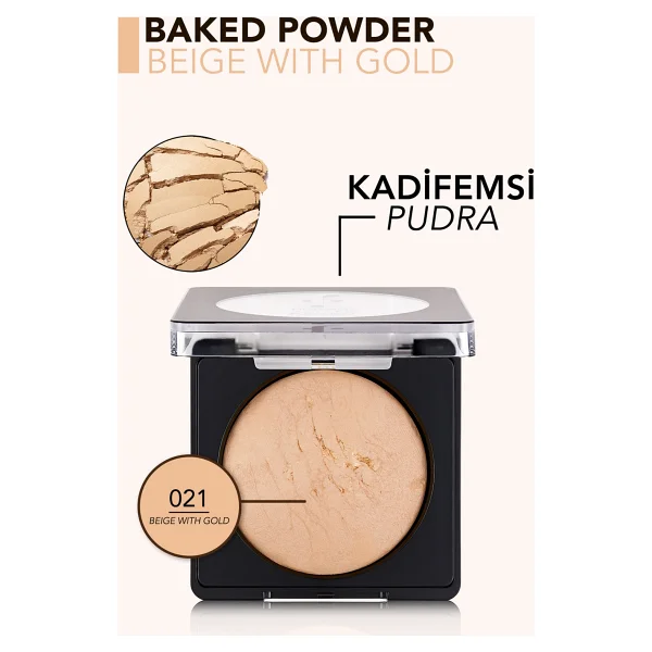 Flormar Yüksek Pigmentli & Doğal Işıltılı Fırınlanmış 020 Soft Beige 9 Gr Kompakt Pudra - Görsel 6