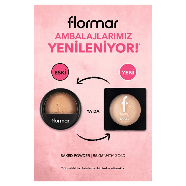 Flormar Yüksek Pigmentli & Doğal Işıltılı Fırınlanmış 020 Soft Beige 9 Gr Kompakt Pudra - Görsel 7