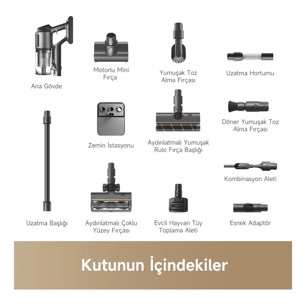 Dreame Z30 Şarjlı Dikey Süpürge - Görsel 8