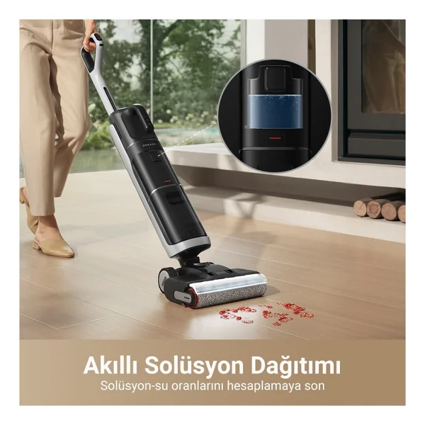 Dreame H14 Dual Akıllı Islak Kuru Şarjlı Dikey Süpürge - Görsel 5